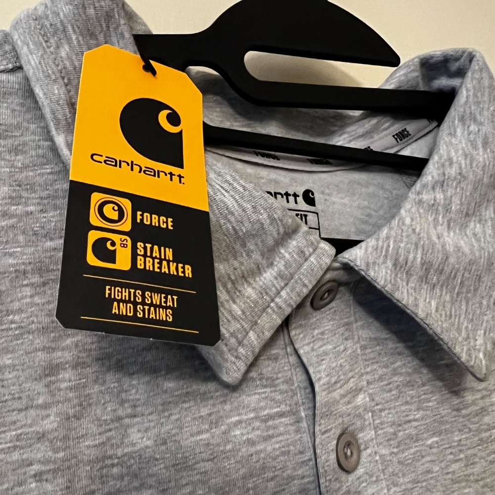 Carhartt 3XL Mens Force Cotton Delmont Pocket Polo - Picture 6 of 6